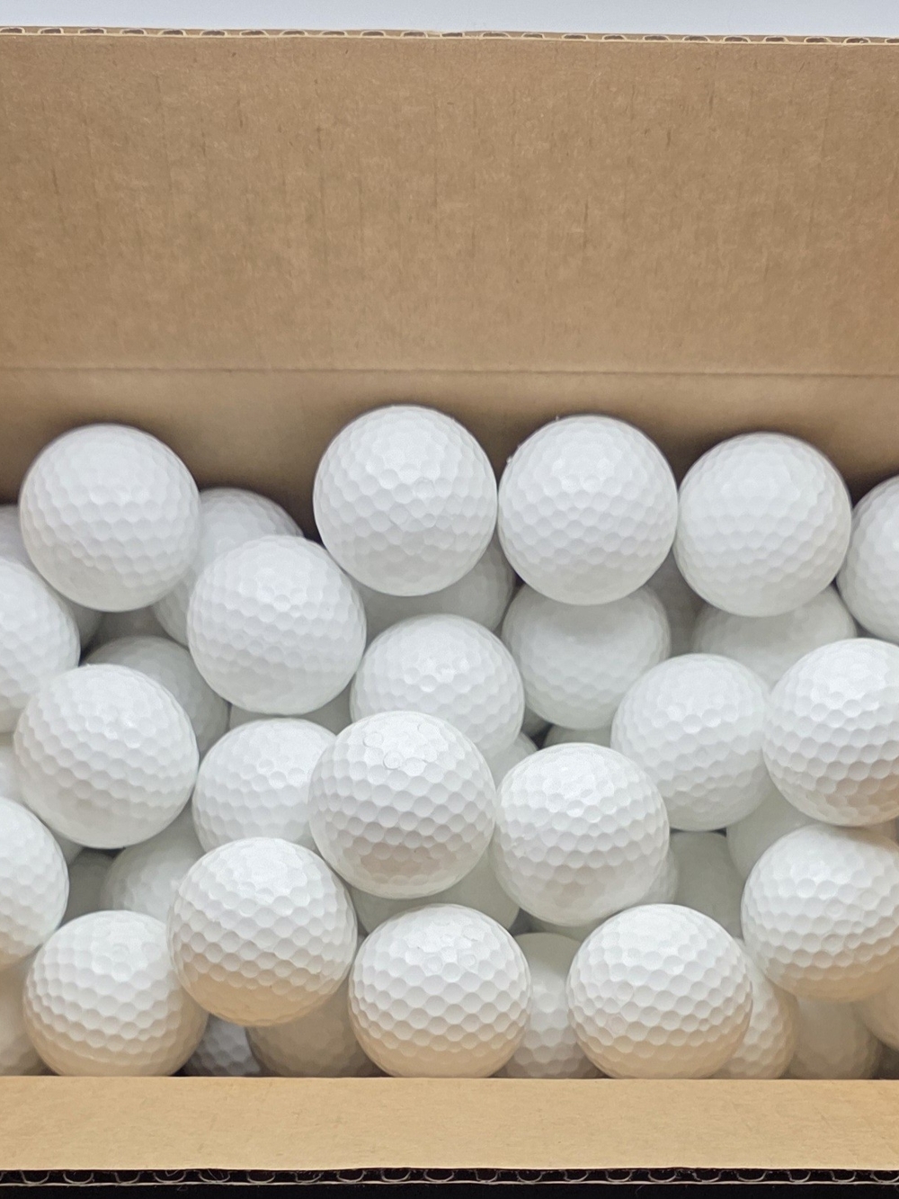 75 White Blank Non-Branded Golf Balls